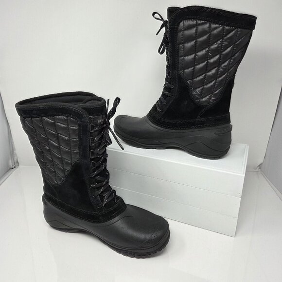 NORTH FACE Womens 9 Boots Snow Winter Thermoball Utility Mid Insulated Lace-Up - Picture 2 of 12